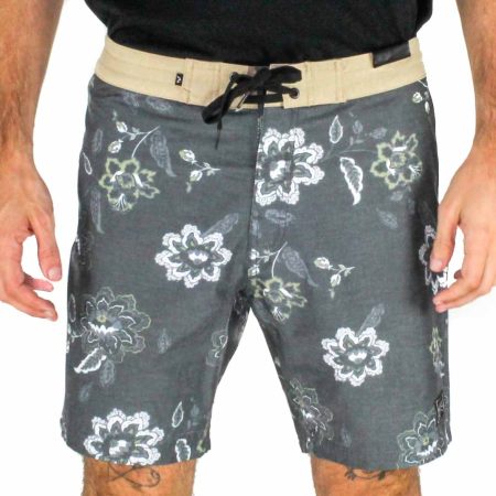 Rusty Black Arcadia Boardshorts Front