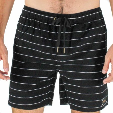 Afends Baywatch Leasure Navy Boardshorts fRONT