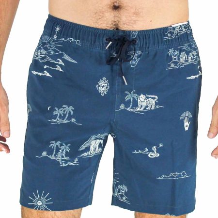 Billabong Sundays Layback Navy Boardshorts Front