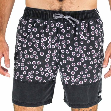 Billabong Daisy Split Layback Black Boardshorts Front