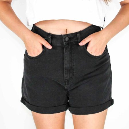 Lee Stevie Lunar Black Short Front