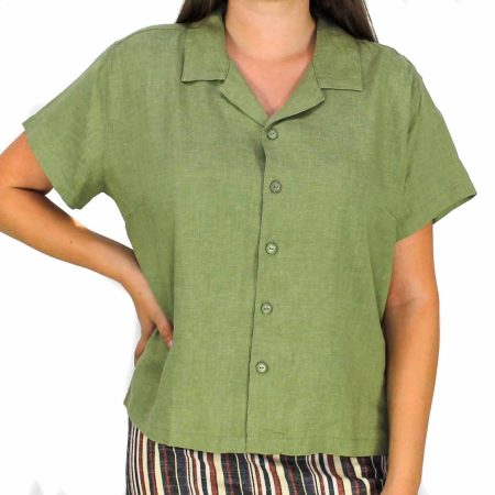 Afends Sage Mood Hemp Shirt- Front