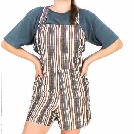 Afends NYX Stripe Playsuit- Front