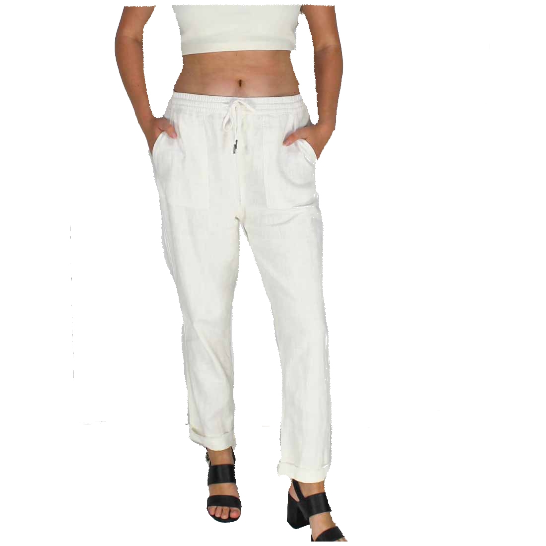 Rusty Heartbreaker White Pant- Front