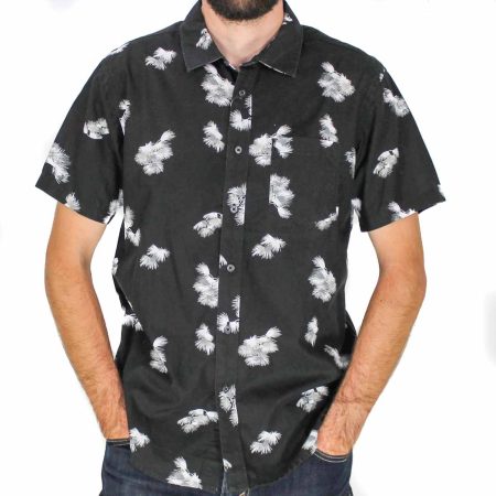 Billabong Sundays Floral Black Shirt - Front