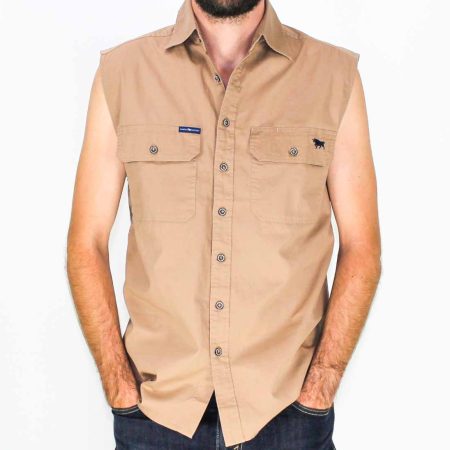 Ringers Western Rob Roy Sleeveless Work Shirt- Front