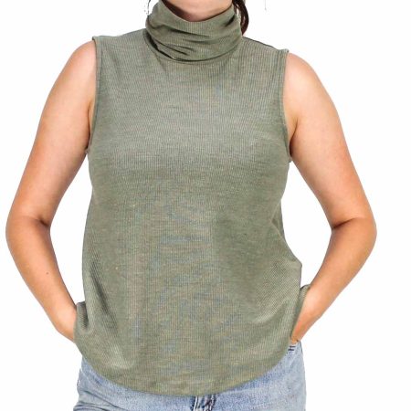 Minkpink Alora Roll Neck Tank-front