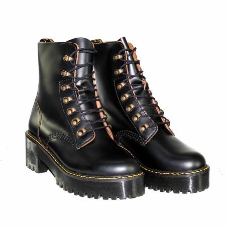 DR Martens Leona Black Vintage-Front