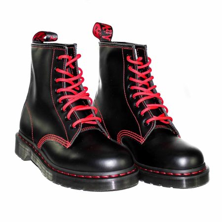 DR Martens 1460 Red Colour Stitch Boot-Front