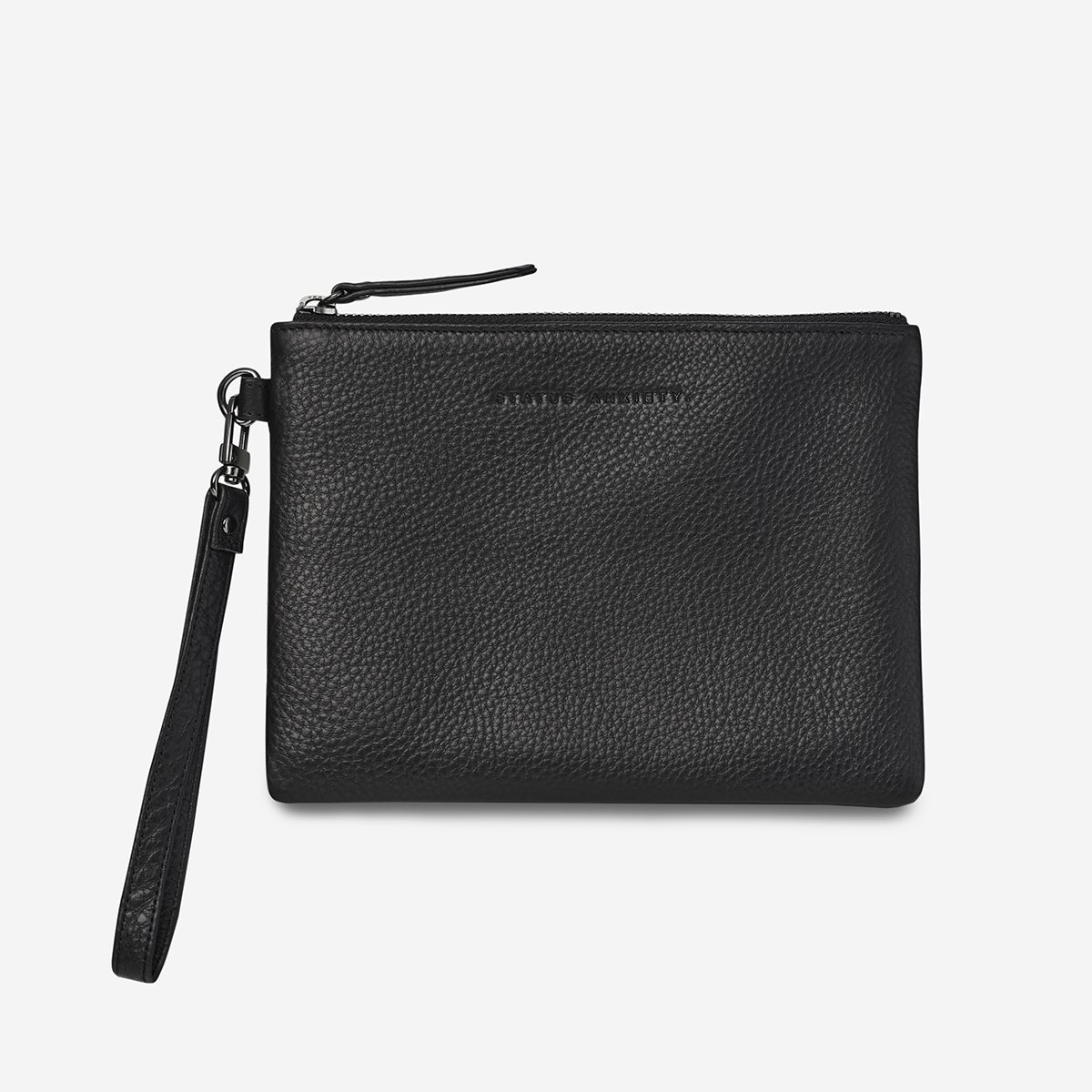 Status Anxiety Fixation Black Wallet -Front