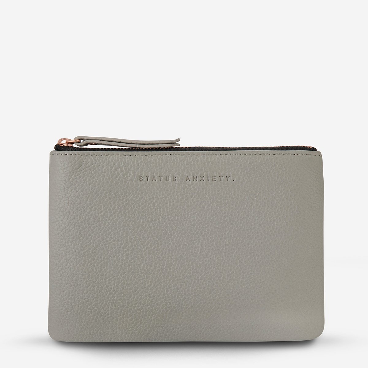 Status Anxiety Treacherous Grey Pouch-Front