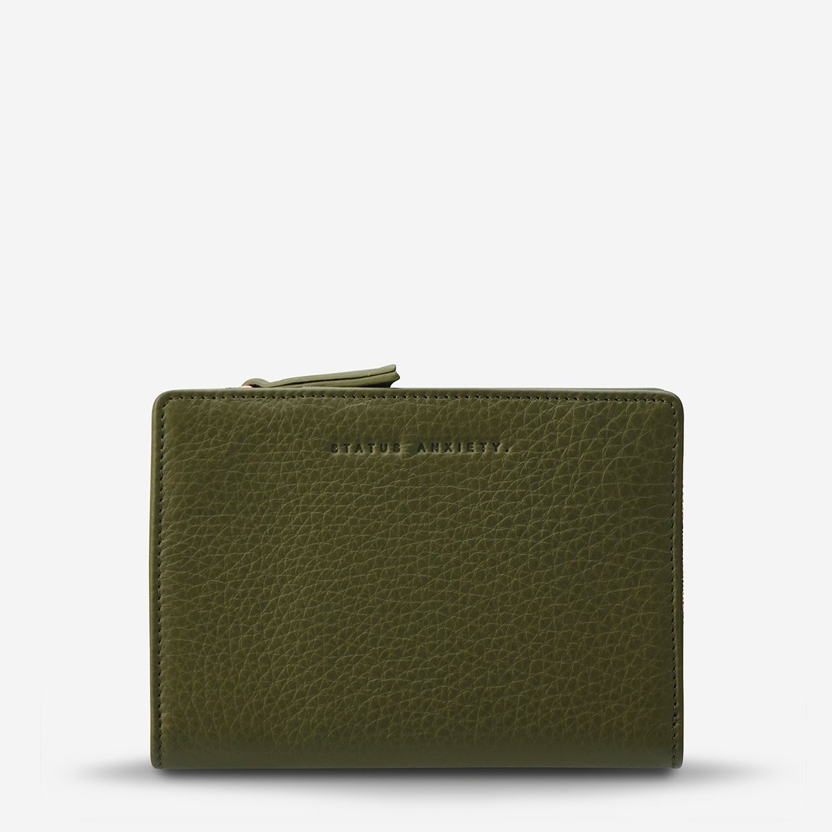 Status Anxiety Insurgency Khaki Wallet -Front