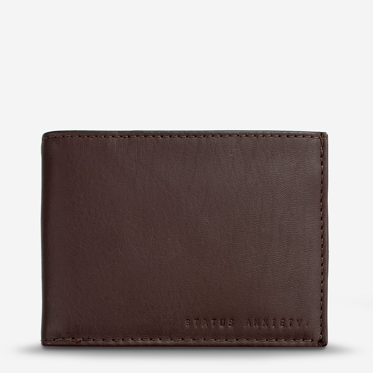 Status Anxiety Noah Chocolate Wallet-FRONT